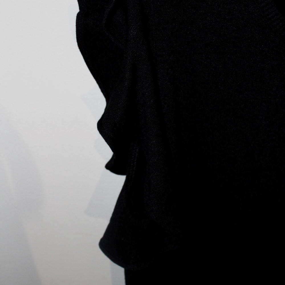 NWT Long Sleeve Cold Shoulder Flutter Top XLTALL - Picture 6 of 7